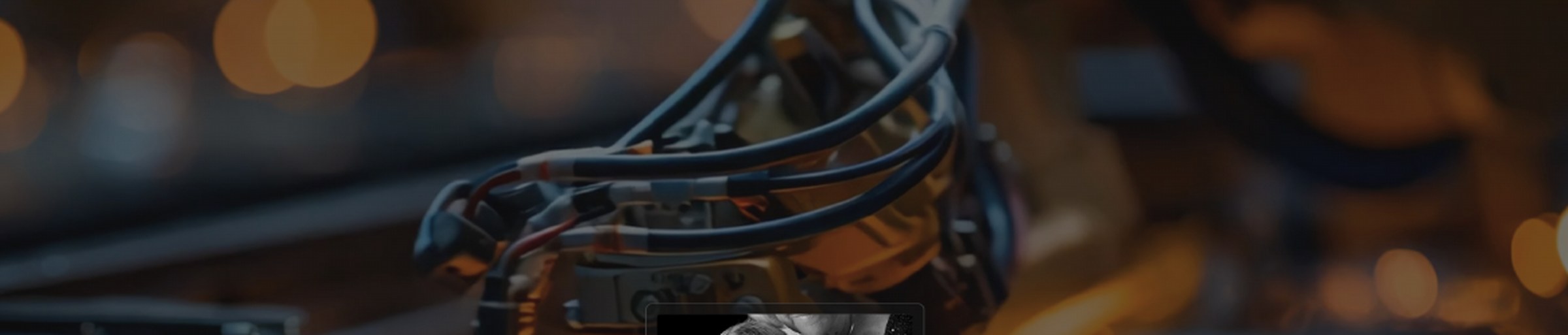 Precision manufacturing equipment, from the site's own hero film.