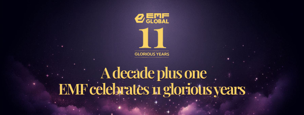 Eleven Glorious Years anniversary banner.
