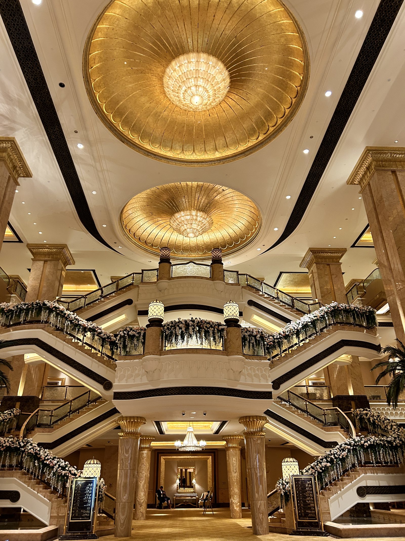 The lobby branding in place.