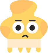 A junk food character standee.