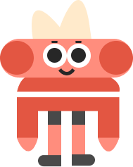 A junk food character standee.